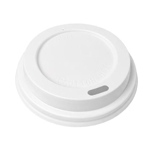 Tető ivólyukkal 75mm fehér 200ml-es papírpohárhoz 50db/csomag