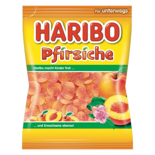Haribo 80g őszibarack gumicukor