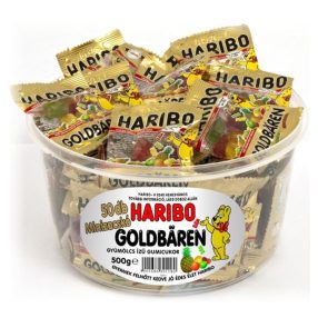 Haribo 10g mini Goldbaren gumicukor