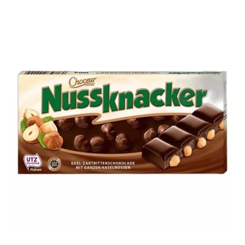 Nussknacker 100g egészmogyorós étcsokoládé
