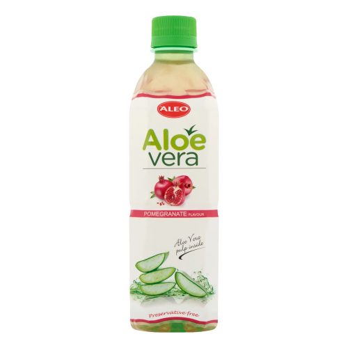 Aleo 0,5l Aloe Vera ital (30%) Gránátalma pet DRS