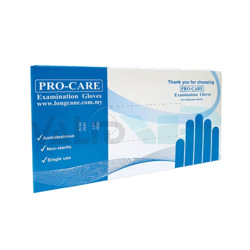 Pro-Care latex gumikesztyű 100db/csomag több méret