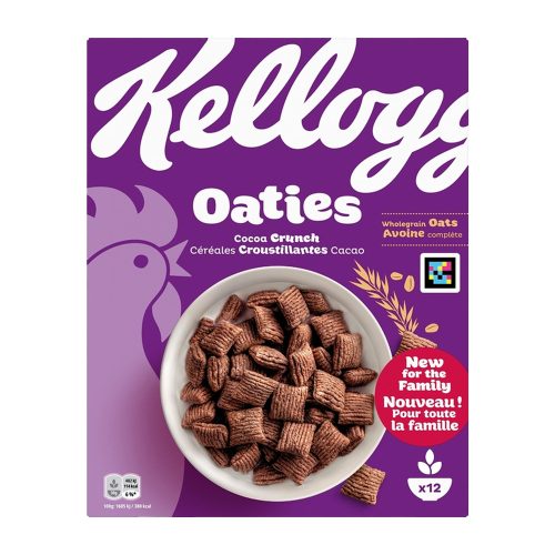 Kellogg's 360g Oaties Cocoa Crunch gabonapehely
