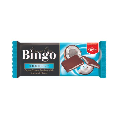 Bingo 90g kókuszos krémmel töltött tejtábla