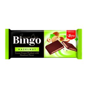 Bingo 90g mogyorós krémmel töltött tejtábla