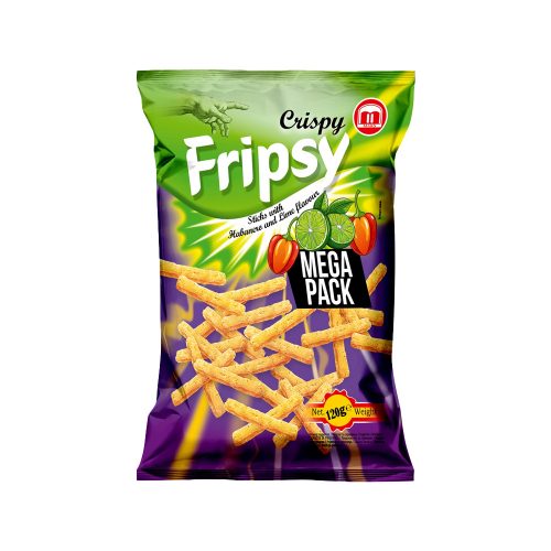 Fripsy 120g habanero csípős paprika és lime ízű snack
