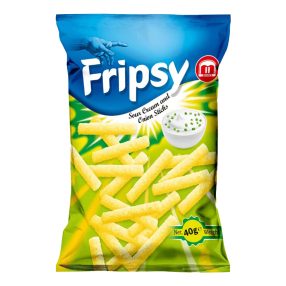 Fripsy 40g hagymás-tejfölös ízű snack