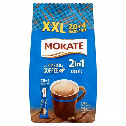 Mokate 2in1 XXL instant kávé 24db