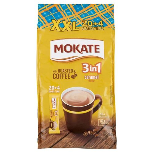 Mokate 3in1 XXL instant kávé karamel 24db