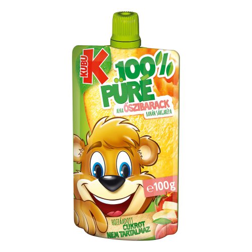 Kubu püré 100g Őszibarack