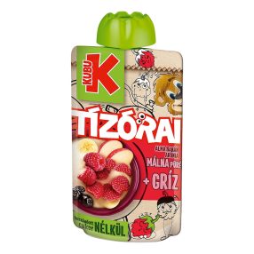 Kubu Tízórai püré 100g Málna-Gríz