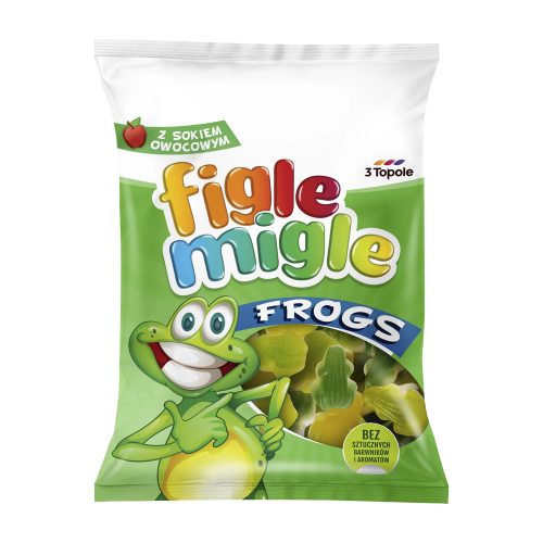 Figle Migle 80g béka gyümölcs ízű gumicukor