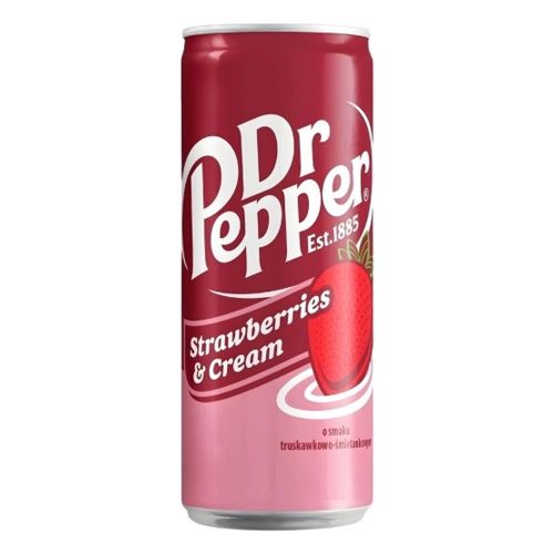 Dr Pepper 0,33l Strawberries&Cream dobozos