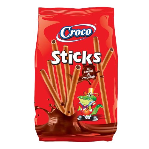 Croco 80g csokoládékrémmel töltött pálcika