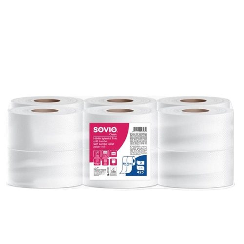Sovio wc papír ipari 18cm 2 rétegű 80m fehér
