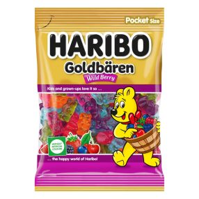 Haribo 80g Goldbären wild berry gumicukor