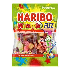 Haribo 100g Wummis Fizz gyümölcsízű gumicukor