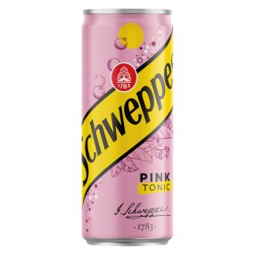 Schweppes 0,33l Pink Tonic dobozos DRS