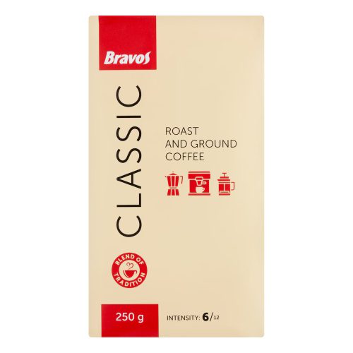 Bravos 250g Classic őrölt kávé