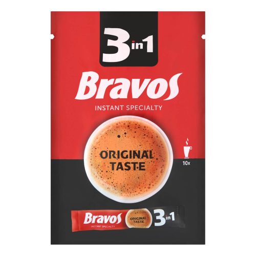Bravos 3in1 instant kávé 10db