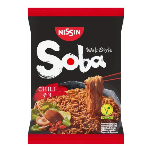 Nissin Soba 111g instant tészta Chili