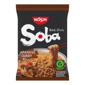 Nissin Soba 111g instant tészta Japán Curry