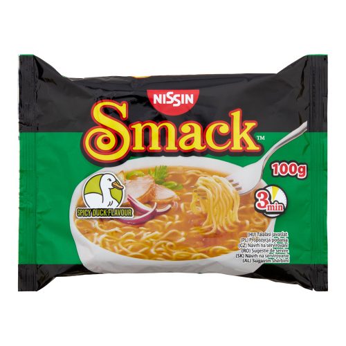 Nissin Smack 100g instant tészta Fűszeres Kacsa