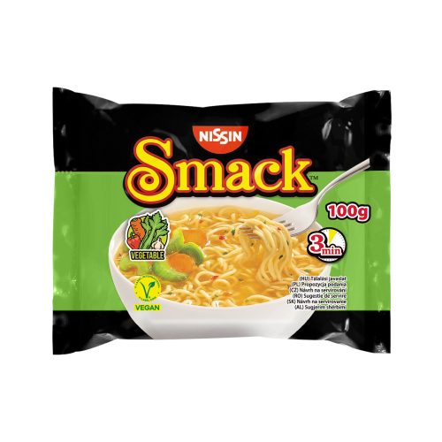 Nissin Smack 100g instant tészta Zöldségleves