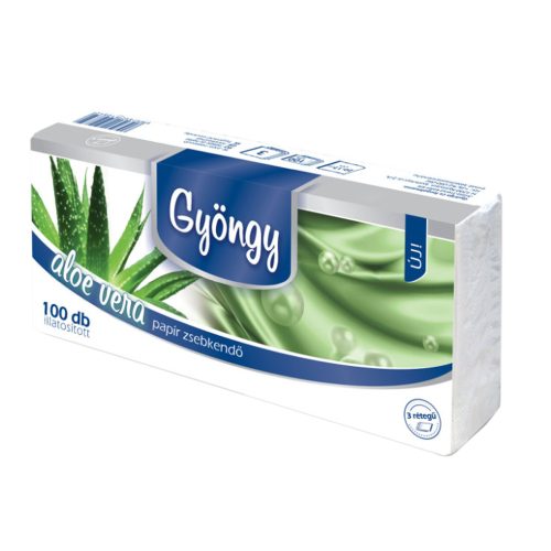 Gyöngy 100db papírzsebkendő többféle