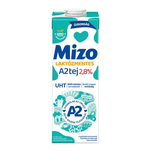 Mizo 1000ml UHT A2 tej laktózmentes 2,8%