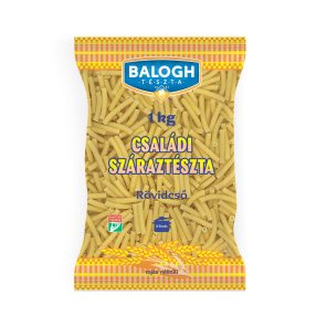 Balogh tészta 1kg rövid cső