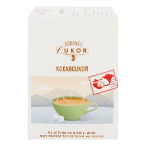 Koronás 500g kockacukor