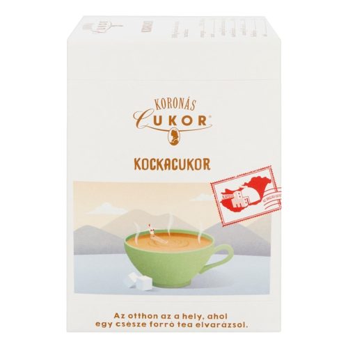 Koronás 500g kockacukor