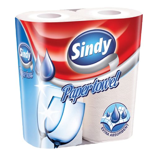 Sindy papírtörlő 2 tekercs 2 rétegű 100% cellulóz