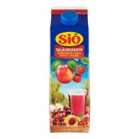 Sió 1l Őszibarack-Alma-Meggy-Málna 12%