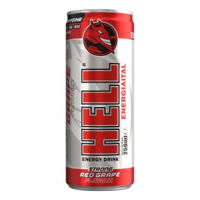 Hell 0,25l Strong Red Grape energiaital DRS