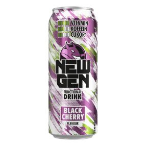 Hell NewGen 0,5l Black Cherry funkcionális ital DRS