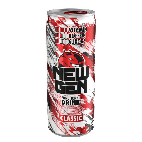Hell NewGen 0,25l Classic funkcionális ital DRS