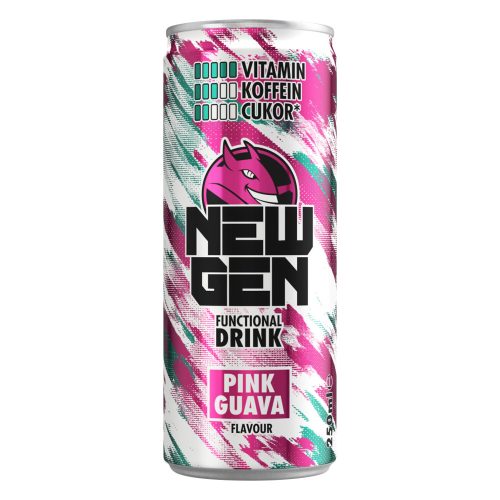 Hell NewGen 0,25l Pink Guava funkcionális ital DRS