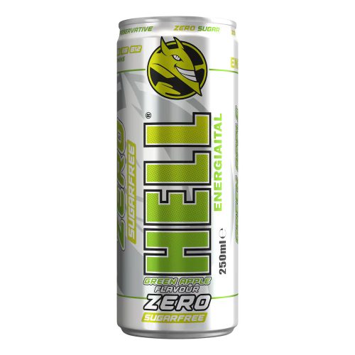 Hell 0,25l Zero Zöldalma energiaital DRS