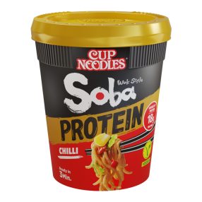 Nissin Soba Protein 93g instant tészta poharas Chili