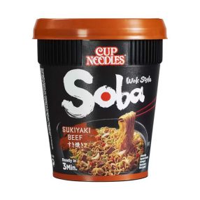 Nissin Soba 89g instant tészta poharas Sukiyaki Beef
