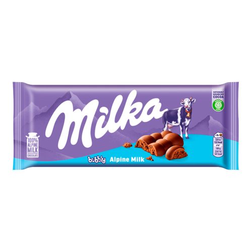 Milka 90g Bubbly Tejcsokoládé