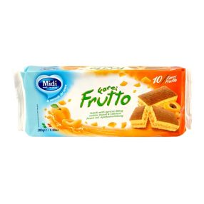 Midi 10*28g barackos töltött piskótaszelet
