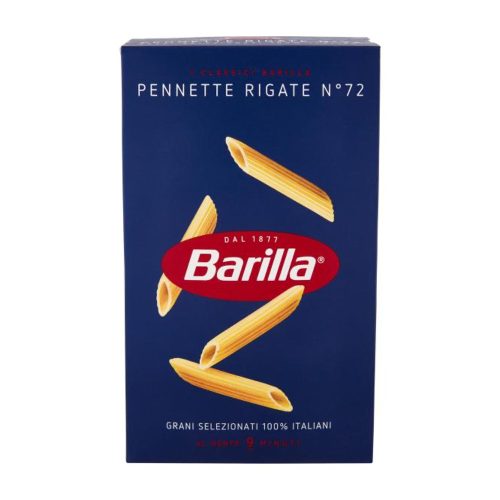 Barilla Pennette Rigate N.72 durumtészta 500g