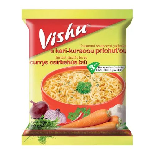 Vishu 60g instant leves Currys Csirkehús