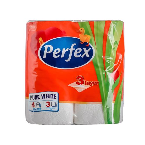 Perfex 4 tekercs toalettpapír 3 rétegű