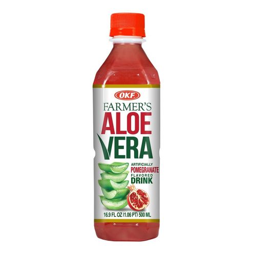 OKF Farmers 0,5l aloe vera Gránátalma ízű ital DRS