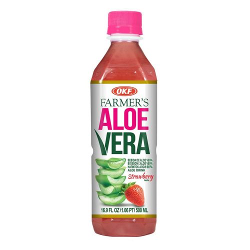 OKF Farmers 0,5l aloe vera  eper ízű ital DRS