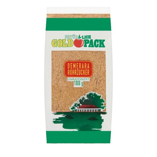 Goldpack 1000g demerara nádcukor